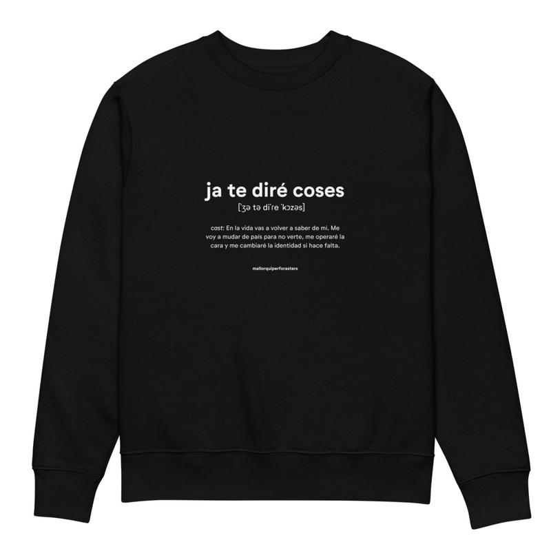Dessuadores de cotó orgànic sense caputxa