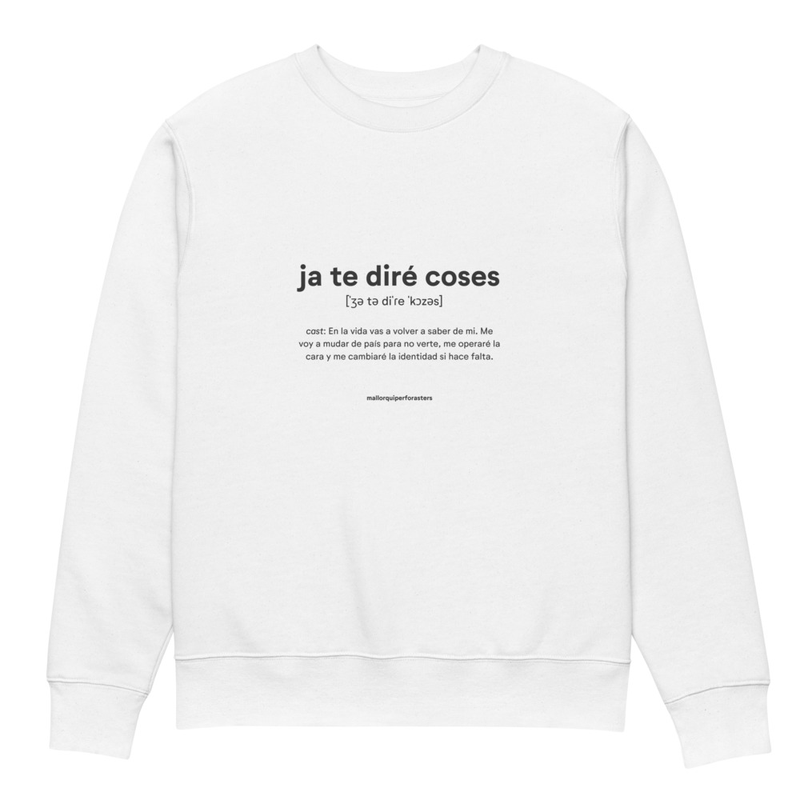 Dessuadores unisex sense caputxa